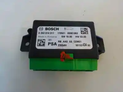 Tweedehands auto-onderdeel elektronische module voor peugeot 2008 (--.2013->) active oem iam-referenties 9819343480
