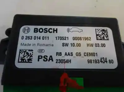 Second-hand car spare part electronic module for peugeot 2008 (--.2013->) active oem iam references 9819343480  2017