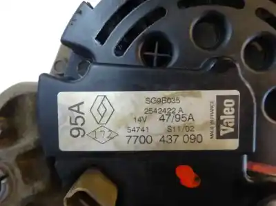 Pezzo di ricambio per auto di seconda mano alternatore per renault clio ii fase ii (b/cb0) 1.2 16v riferimenti oem iam 7700 437 090  2002