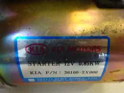 Pezzo di ricambio per auto di seconda mano motorino di avviamento per kia rio 1.3 cat riferimenti oem iam 36100-2x000  2003