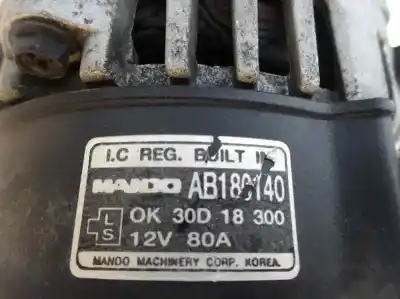 Second-hand car spare part alternator for kia rio 1.3 cat oem iam references ab180140  2003