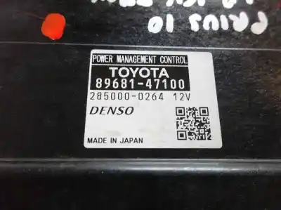 Second-hand car spare part electronic module for toyota prius (nhw30) 1.8 16v cat (híbrido) oem iam references 89681-47100  2010