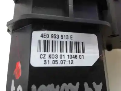 Second-hand car spare part indicator switch for audi a4 avant (8e) 2.0 tdi oem iam references 4e0 953 513 e  2007