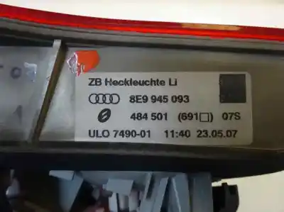 Peça sobressalente para automóvel em segunda mão farolim traseiro esquerdo por audi a4 avant (8e) 2.0 tdi referências oem iam 8e9 945 093  2007