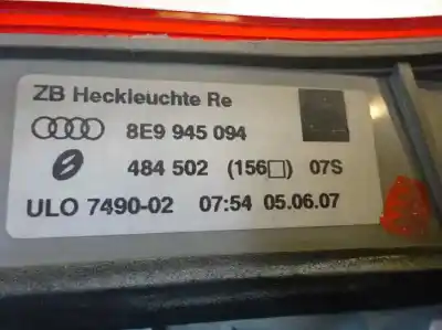 Peça sobressalente para automóvel em segunda mão farolim traseiro direito por audi a4 avant (8e) 2.0 tdi referências oem iam 8e9 945 094  2007