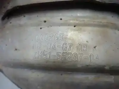 Second-hand car spare part catalytic converter for ford c-max (cb3) 1.8 tdci turbodiesel cat oem iam references 7m51-5f297-da  2010