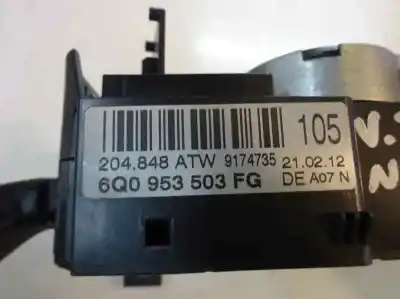 Second-hand car spare part multifunction switch for volkswagen t5 transporter (7e) 2.0 tdi oem iam references 6q0 953 503 fg  2012