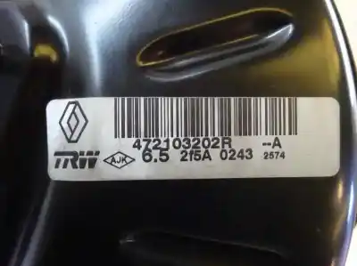 Second-hand car spare part brake servo for renault captur i (j5_, h5_) 1.5 dci 90 oem iam references 472103202r  2014