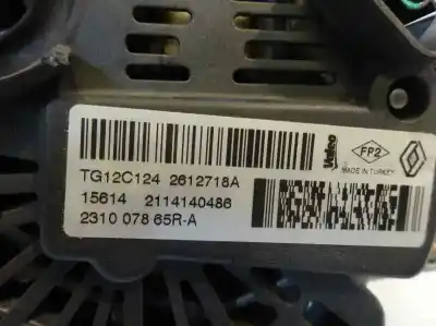Автозапчасти б/у генератор за renault captur i (j5_, h5_) 1.5 dci 90 ссылки oem iam 2310 078 65r-a  2014