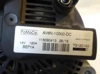 Автозапчасти б/у генератор за ford fiesta (ccn) 1.5 tdci cat ссылки oem iam av6n-10300-dc  2016