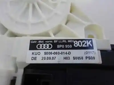 Автозапчастина б/у двигатель переднього правого скла для audi a3 (8p) 2.0 tdi посилання на oem iam 8p0 959 802k  2008