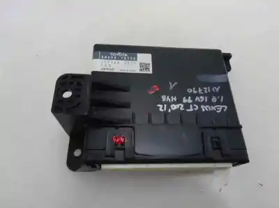 Peça sobressalente para automóvel em segunda mão módulo eletrônico por lexus ct (zwa10) 1.8 200h referências oem iam 88650-76130