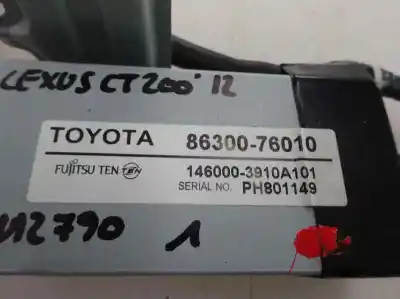 Peça sobressalente para automóvel em segunda mão módulo eletrônico por lexus ct (zwa10) 1.8 200h referências oem iam 86300-76010  2012