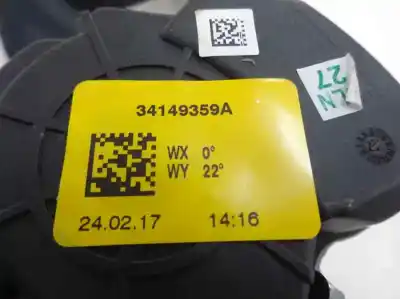 Автозапчастина б/у задній лівий ремін безпеки для ford ka+ black / white посилання на oem iam 34149359a  2017