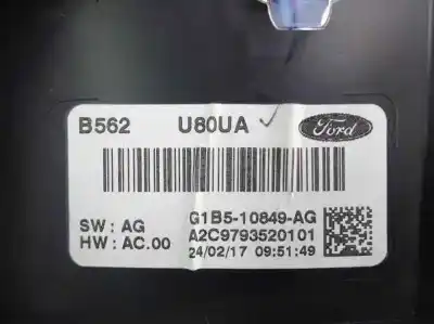 Peça sobressalente para automóvel em segunda mão quadrante por ford ka+ black / white referências oem iam g1b5-10849-ag  2017