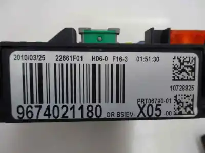 Автозапчасти б/у блок реле/предохранителей за citroen c3 picasso 1.6 16v hdi ссылки oem iam 9674021180  2010