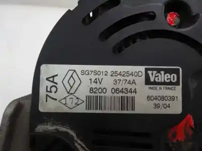 Автозапчасти б/у генератор за renault clio ii fase ii (b/cb0) 1.2 ссылки oem iam   1998