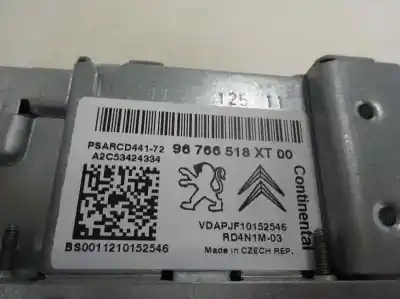 Pezzo di ricambio per auto di seconda mano impianto audio / radio cd per citroen berlingo multispace (b9) 1.6 hdi 90 riferimenti oem iam 96 766 518 xt 00  2011