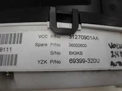 Peça sobressalente para automóvel em segunda mão quadrante por volvo xc60 2.4 d referências oem iam 31270901aa  2011