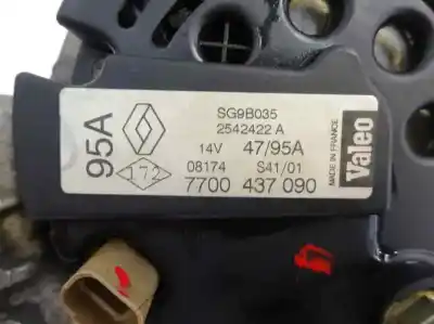 Автозапчастина б/у генератор для renault clio ii fase ii (b/cb0) 1.2 16v посилання на oem iam 7700 437 090  2001