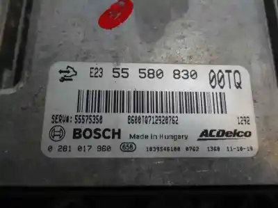 Second-hand car spare part ecu engine control for opel corsa d 1.3 16v cdti oem iam references 55 580 830  2011