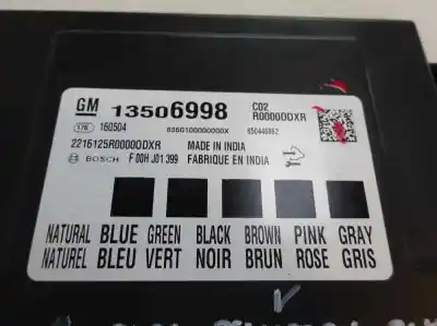 Pièce détachée automobile d'occasion module électronique pour opel mokka 1.6 cdti dpf références oem iam 13506998  2016