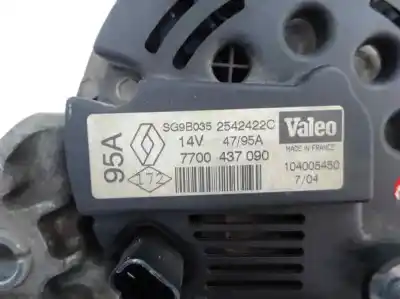 Автозапчасти б/у генератор за renault clio ii fase ii (b/cb0) 1.2 16v ссылки oem iam 7700 437 090  2004