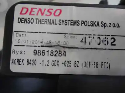 Автозапчасти б/у отопительный двигатель за ford ka (ccu) 1.2 8v cat ссылки oem iam 98618284  2014