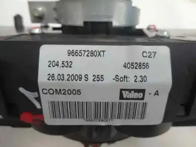 Second-hand car spare part multifunction switch for peugeot 207 confort oem iam references 96657280xt  2009