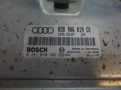 Second-hand car spare part ecu engine control for audi a3 (8l) 1.9 tdi ambiente oem iam references 038 906 019 ck  2001