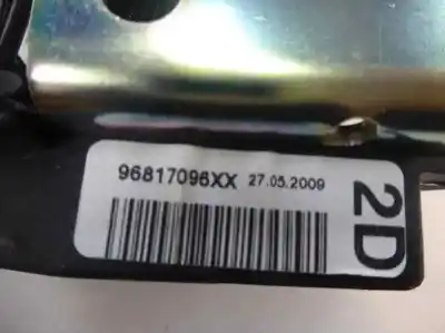 Pezzo di ricambio per auto di seconda mano cintura di sicurezza posteriore destra per citroen c3 picasso 1.6 16v hdi riferimenti oem iam 96817096xx  2009