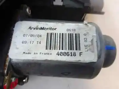 Second-hand car spare part passenger side right window regulator for citroen c3 hdi 70 furio oem iam references 400618f  2006