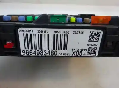 İkinci el araba yedek parçası röle/sigorta kutusu için citroen c3 picasso 1.6 16v hdi oem iam referansları 9664983480  2009