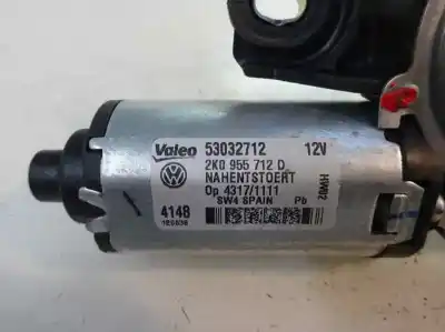 Second-hand car spare part rear windshield wiper motor for volkswagen caddy ka/kb (2c) 1.6 tdi oem iam references 2k0 955 712 d  2011