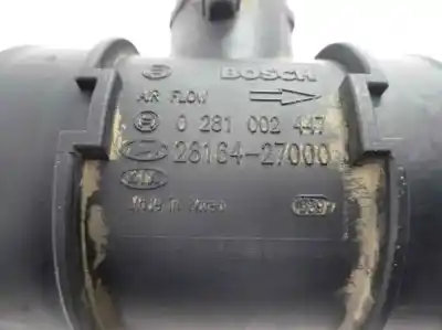 Second-hand car spare part flowmeter for kia carens 2.0 turbodiesel cat oem iam references 28164-27000  2003