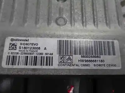 Second-hand car spare part ecu engine control for citroen c4 picasso 1.6 hdi fap oem iam references 9800268980  2013