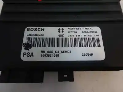 Pezzo di ricambio per auto di seconda mano modulo elettronico per citroen c4 picasso 1.6 hdi fap riferimenti oem iam 9663821680  2013