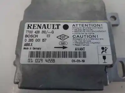Автозапчастина б/у блок управління подушками безпеки для renault clio ii fase i (b/cbo) 1.9 d alize посилання на oem iam 7700 428 310/-g  2001