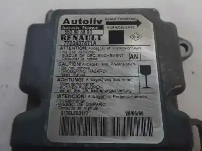 Second-hand car spare part airbag control unit for renault megane i scenic (ja0) 1.9 dti diesel cat oem iam references 7700437471a  1999