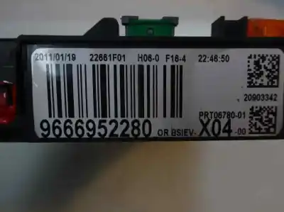 İkinci el araba yedek parçası röle/sigorta kutusu için citroen ds3 1.6 hdi fap oem iam referansları 9666952280  2011