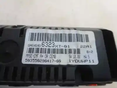 Peça sobressalente para automóvel em segunda mão display gps / multimídia por citroen ds3 1.6 hdi fap referências oem iam 96666323xt-01/ingles  2011
