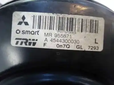 Second-hand car spare part brake servo for smart forfour básico (70kw) oem iam references a 4544300030  2004