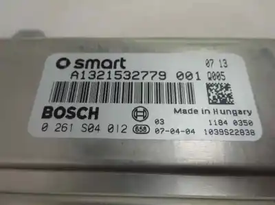 Second-hand car spare part ecu engine control for smart coupe fortwo coupe mhd (52kw) (451.380) oem iam references a1321532779  2007
