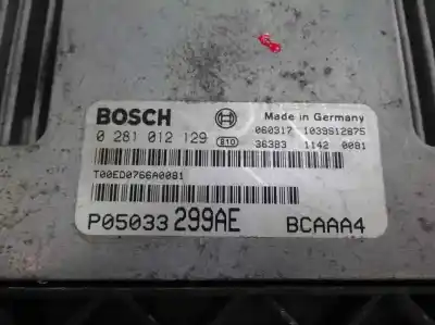 Second-hand car spare part ecu engine control for dodge caliber 2.0 16v crd cat oem iam references 0 281 012 129  2006