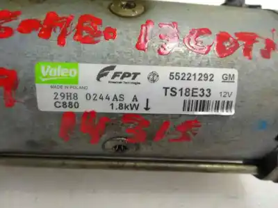 Peça sobressalente para automóvel em segunda mão motor de arranque por opel combo 1.3 16v cdti referências oem iam 55221292  2009