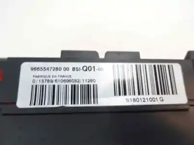 Second-hand car spare part fuse box unit for citroen c4 lim. 1.6 hdi fap oem iam references 9665547280 00  2011