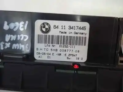 Peça sobressalente para automóvel em segunda mão comando de sofagem (chauffage / ar condicionado) por bmw x3 (e83) 2.0d referências oem iam   2004