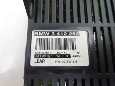 Peça sobressalente para automóvel em segunda mão módulo eletrônico por bmw x3 (e83) 2.0d referências oem iam   2004
