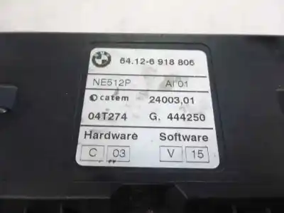 Peça sobressalente para automóvel em segunda mão válvula de controle do calefactor de agua por bmw x3 (e83) 2.0d referências oem iam   2004