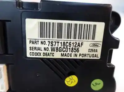 Second-hand car spare part climate control for ford s-max (ca1) 2.0 tdci cat oem iam references 7s7t18c612af  2009
